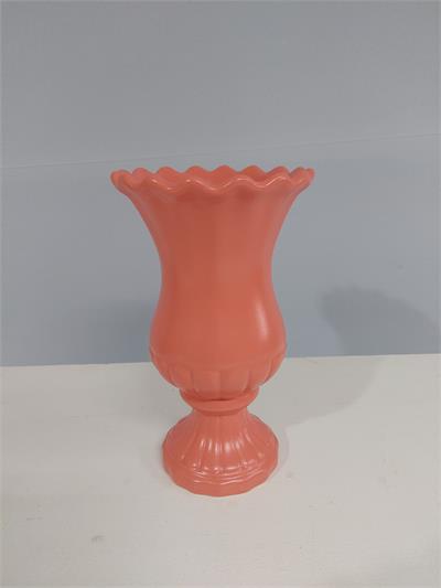 Vaso Babado/G Coral 27Cm Alt X 16Cm Larg - BB Festas Aluguel 