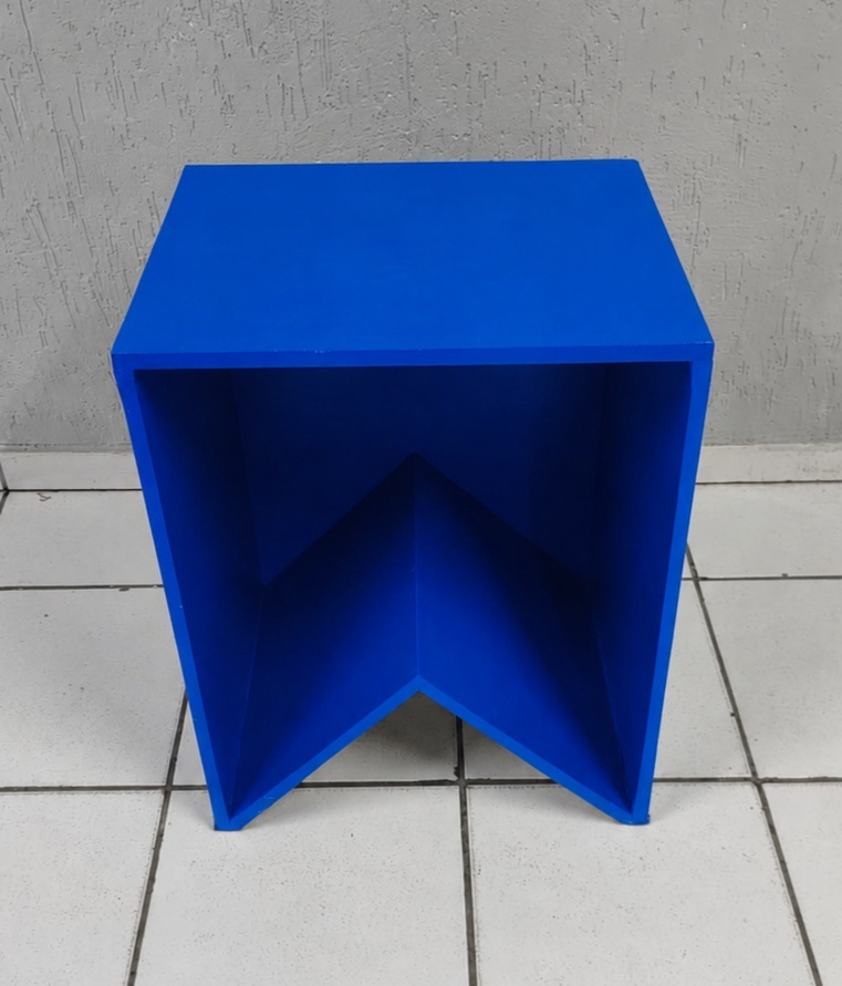 Mesa Bandeira Azul Royal (São João) 65Cm Alt X 40Cm X 50Cm - BBFestasAluguel 