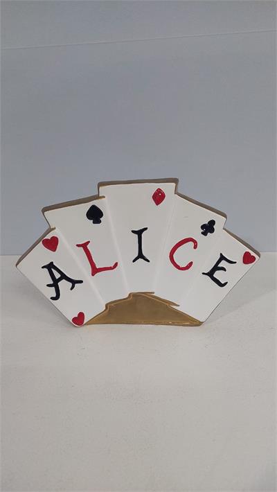 Baralho Louça (Alice No Pais das Maravilhas) 16Cm X 26Cm X 2Cm - BB Festas Aluguel 