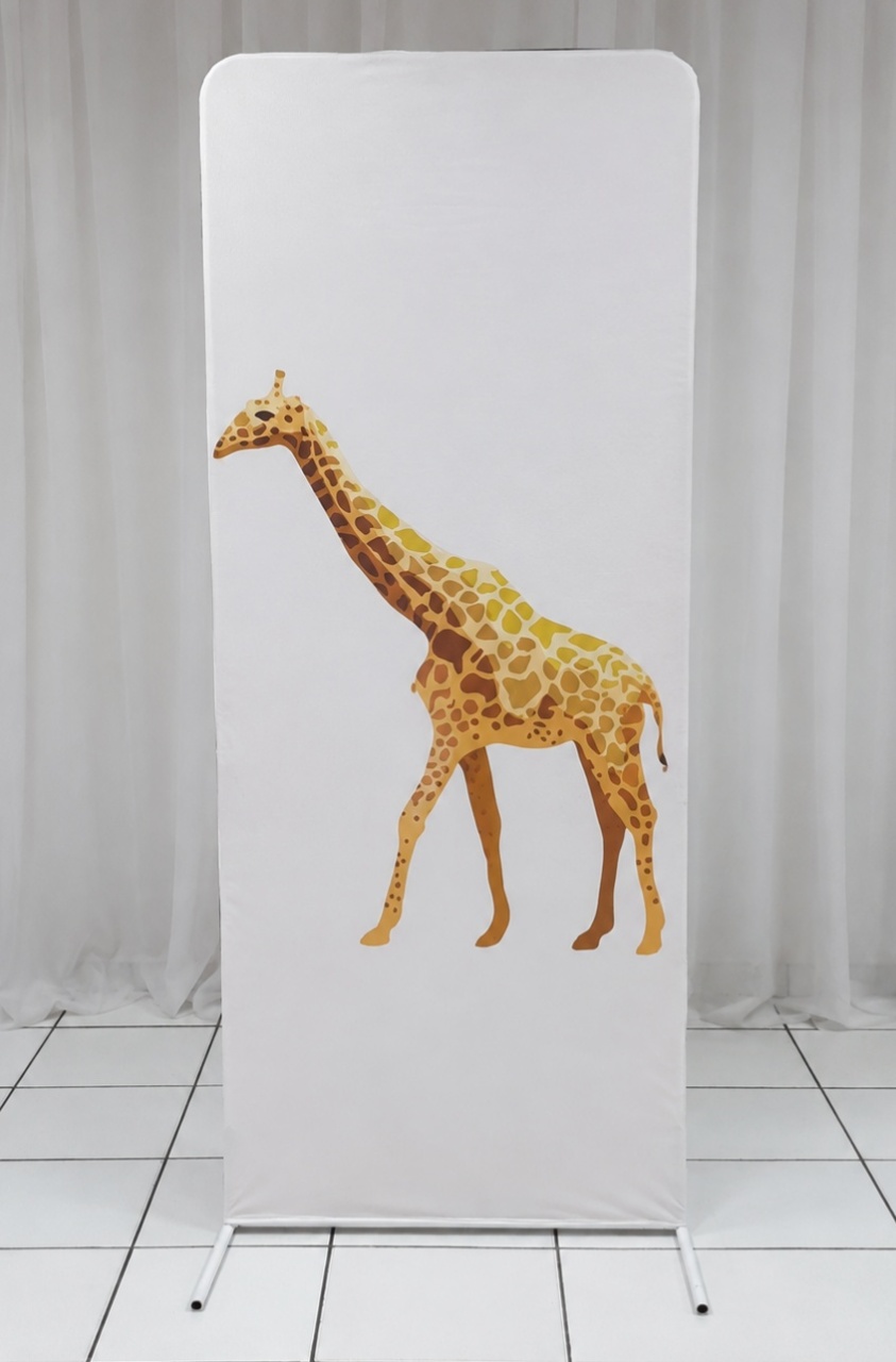 Tecido Retangular Lateral Safari (Bb Festas) 1,90M Alt. X 70Cm Larg - BBFestasAluguel 