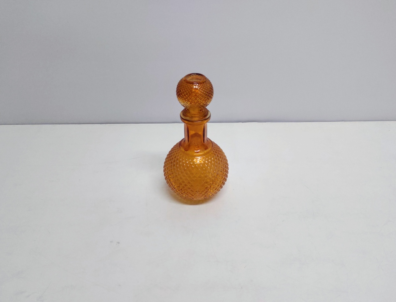 Licoreira Laranja 21Cm Alt X 11Cm Diametro - BB Festas Aluguel 