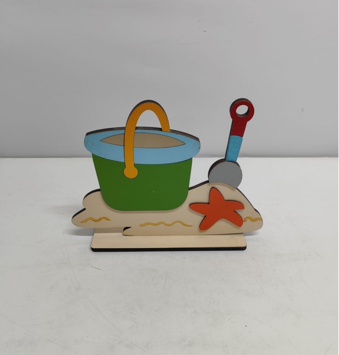 Totem Balde Na Praia 20Cm Alt X 26Cm Larg - BBFestasAluguel 
