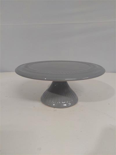 Porta Doce Médio Baixo Cinza 9Cm Alt X 23Cm Diametro - BB Festas Aluguel 