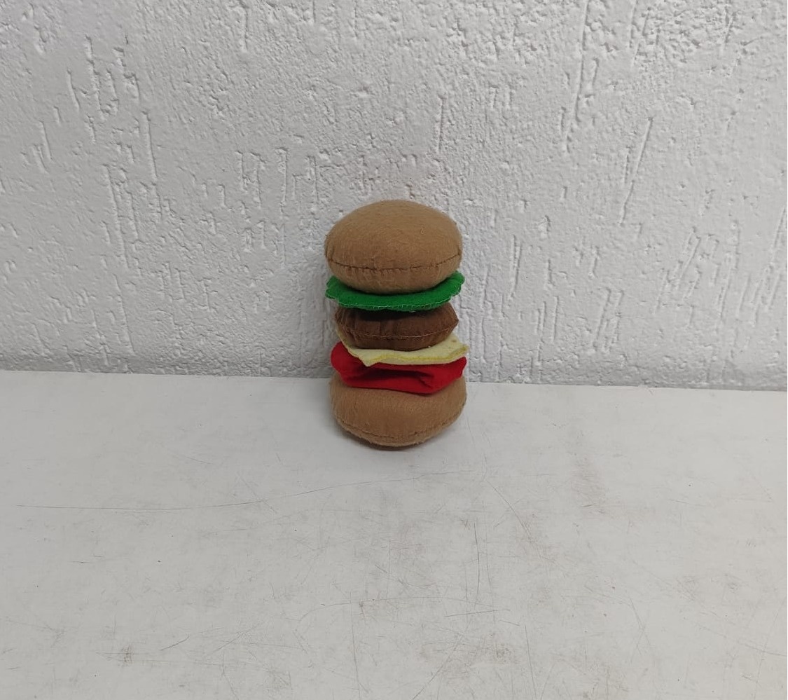 Feltro Hamburguer - BB Festas Aluguel 