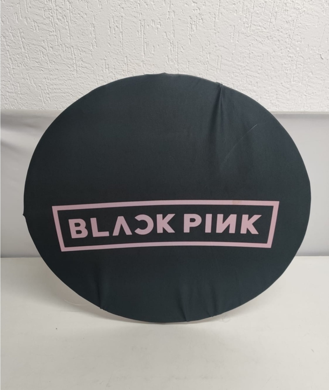 Painel Sublimado Redondo Black Pink 60Cm - BB Festas Aluguel 