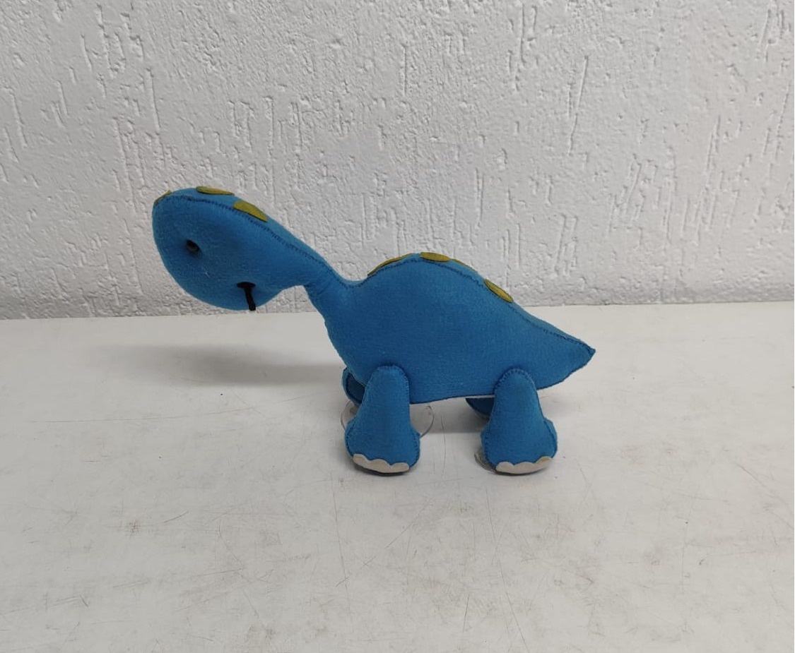 Feltro Dinossauro Azul Escuro - BB Festas Aluguel 