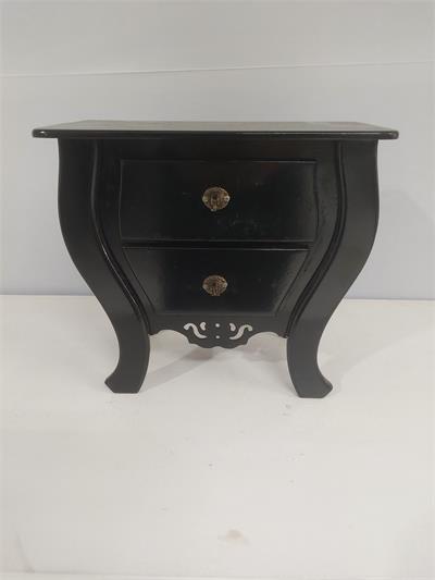 Criado Mudo de Mesa Preto Alt 26Cm X 28Cm X 26Cm - BB Festas Aluguel 