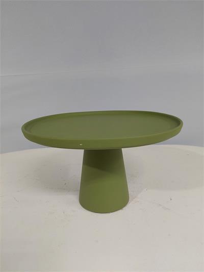 Porta Doce Fosco Cogumelo G Verde Menta 18Cm X 30Cm - BB Festas Aluguel 