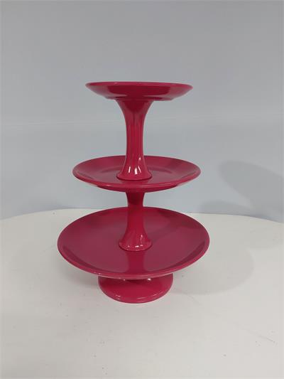  Bailarina Pink Tres Andares 38Cm X 28Cm/22Cm/16Cm - BB Festas Aluguel 