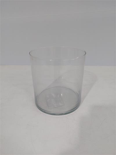 Vaso Cilindro Vidro P 15Cm X 15Cm - BB Festas Aluguel 