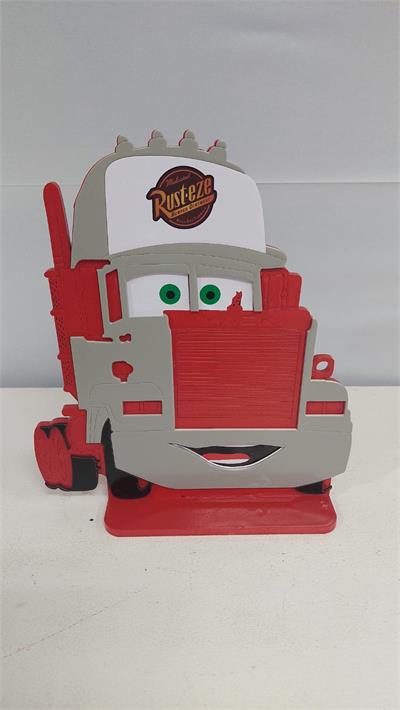 Totem Mack Em Mdf (Carros) 27Cm X 24Cm - BB Festas Aluguel 
