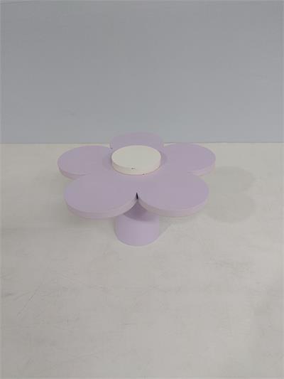 Porta Doce Mdf Flor Baixo Lilás Candy 11Cm X 21Cm - BB Festas Aluguel 