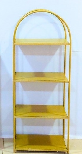 Estante Ferro Dourada 1,40Cm Alt X 50Cm Larg X 30Cm Comp - BB Festas Aluguel 