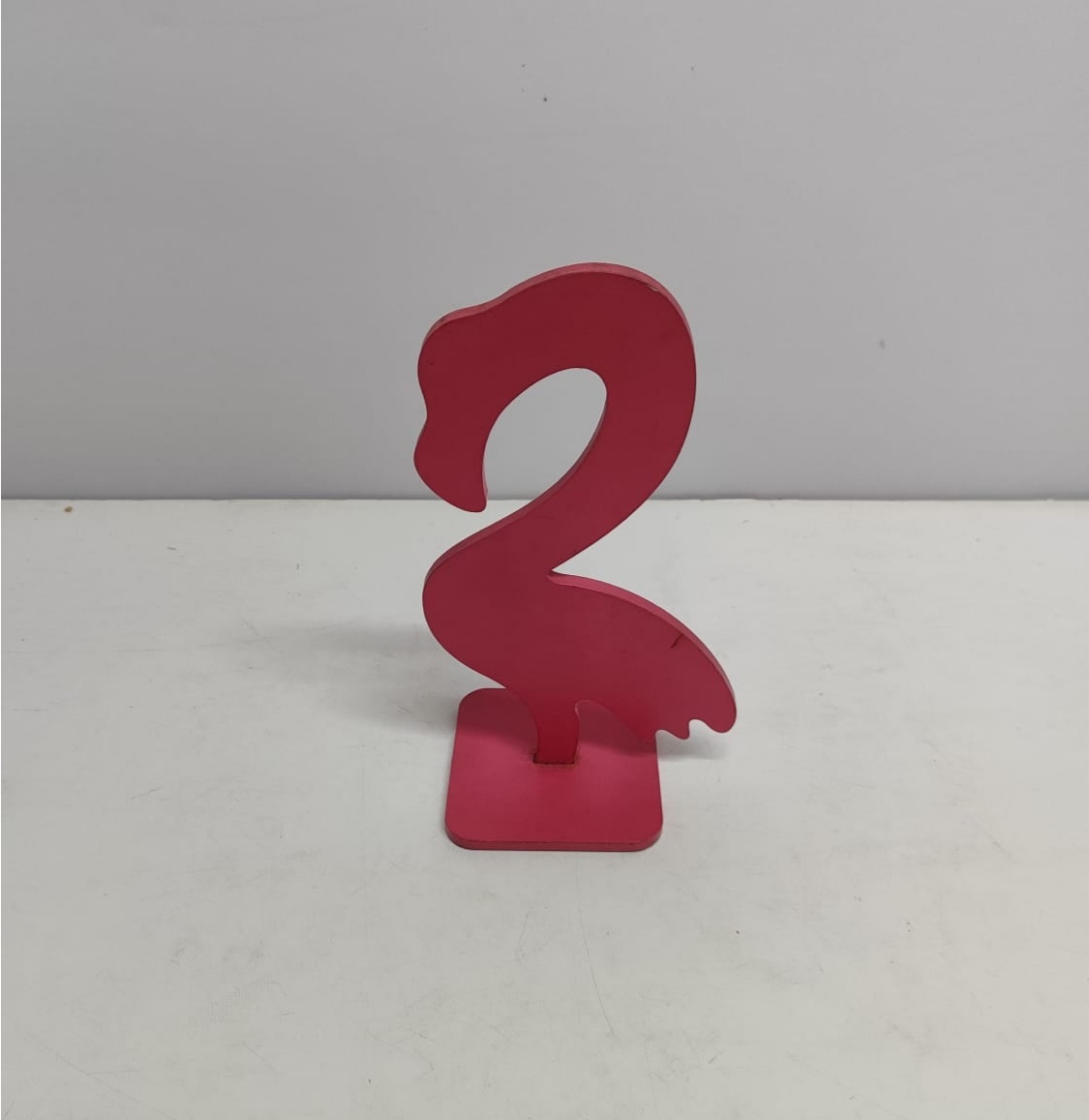 Totem Flamingo G Pink 26Cm Alt X 10Cm - BBFestasAluguel 