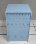 Cubo M Ripado/Poá Azul Claro 70Cm Alt X 45Cm X 45Cm  - imagem 2