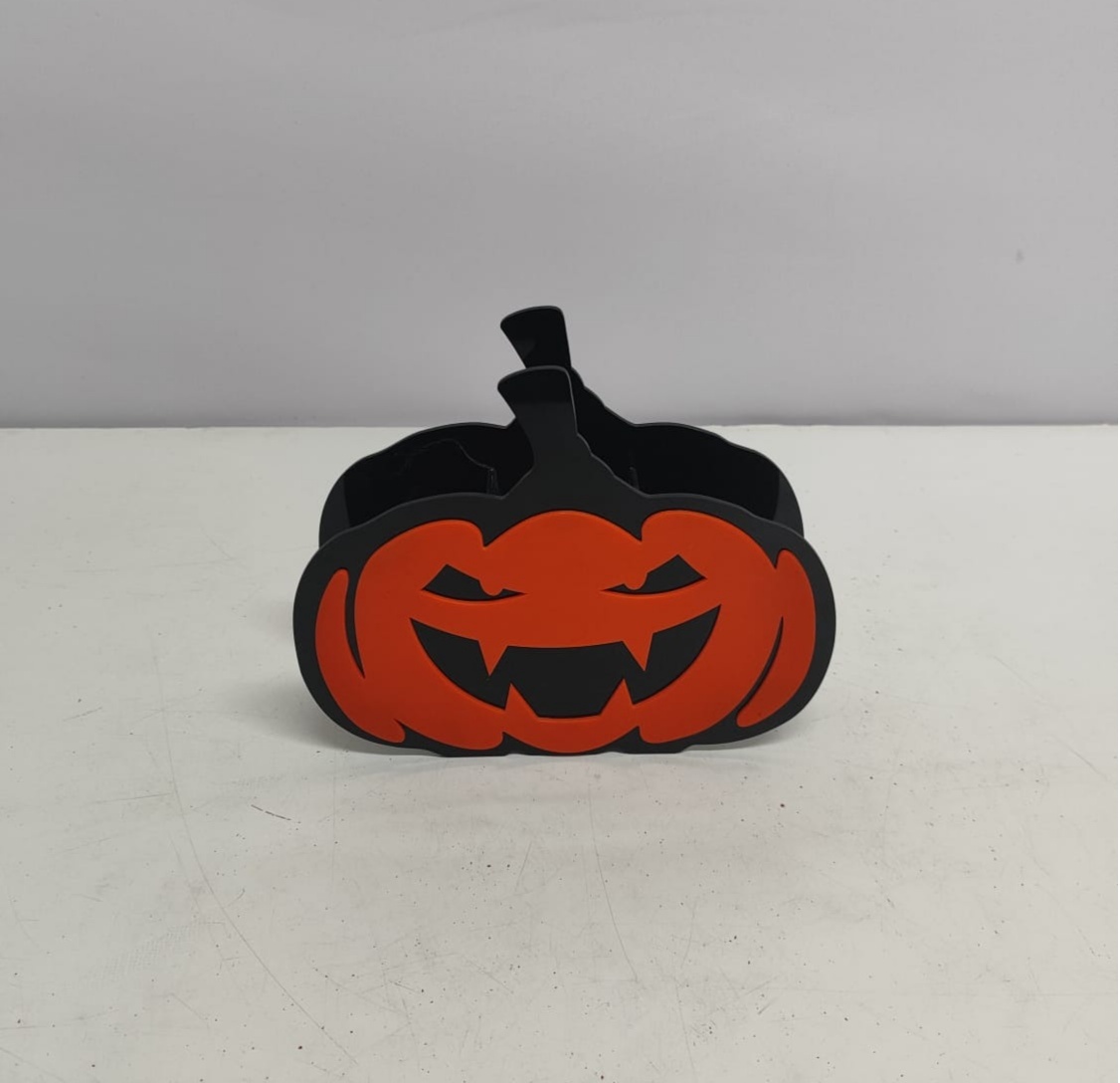 Cachepo Cabeça de Abóbora (Halloween) - BBFestasAluguel 