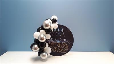 Painel Sublimado Redondo Starwars 60Cm - BB Festas Aluguel 
