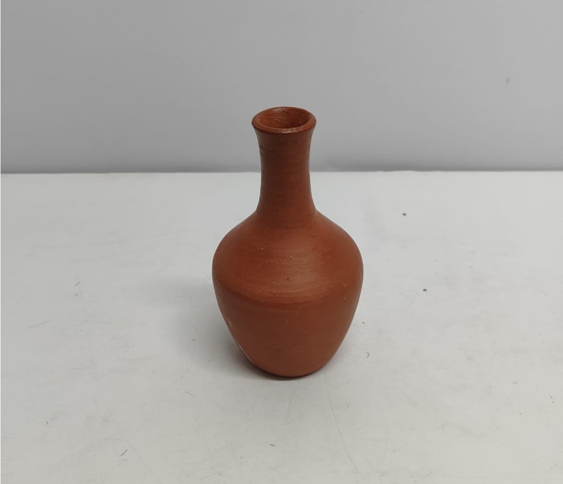 Vaso de Barro M 18Cm Alt X 10Cm Diametro - BBFestasAluguel 