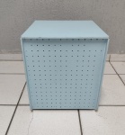 Cubo Poá/Ripado P Azul Claro 42Cm Alt X 37Cm X 37Cm  - imagem 2