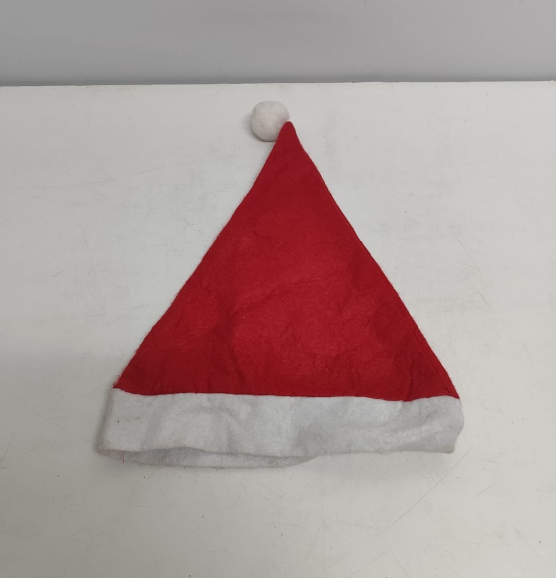 Gorro de Algodão Vermelho (Natal) - BBFestasAluguel 
