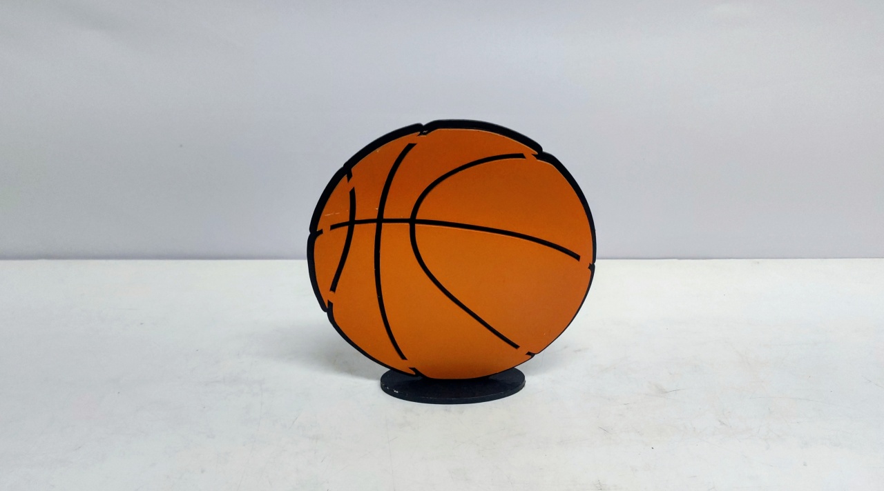Totem Bola de Basquete 21Cm Alt X 20Cm Larg - BB Festas Aluguel 