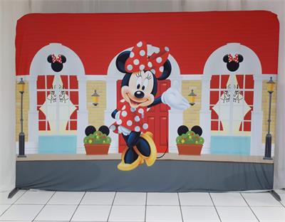 Painel Sublimado Minne 3M X 2M - BB Festas Aluguel 