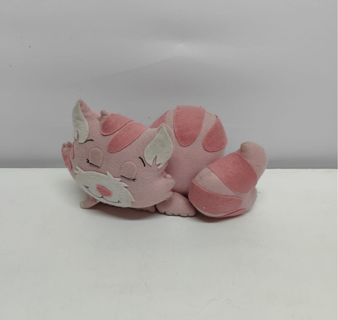 Feltro Gato Rosa  - BB Festas Aluguel 