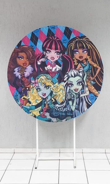 Painel Monster Hingh 1,30M (Bb Festas) - BB Festas Aluguel 