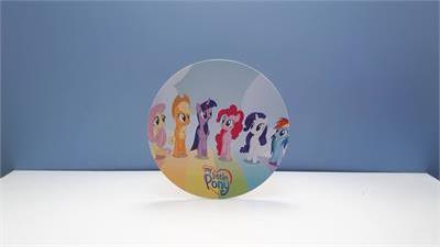 Painel Sublimado Redondo My Little Pony 60Cm - BB Festas Aluguel 