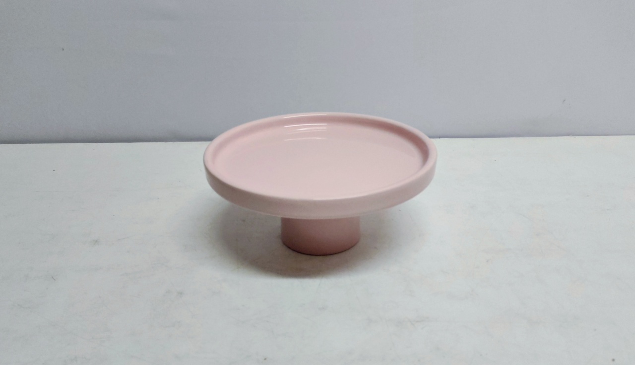 Porta Doce Com Borda Reta P Rosa Bebê  15Cm Alt X 20Cm  - BB Festas Aluguel 