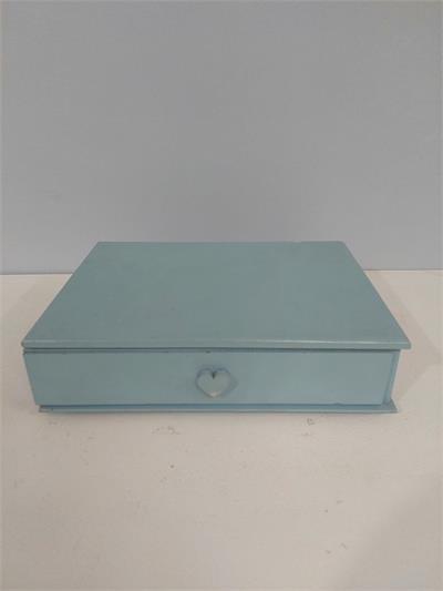 Gaveta Em Mdf Azul Claro Alt 6Cm X 25Cm X 18Cm - BB Festas Aluguel 