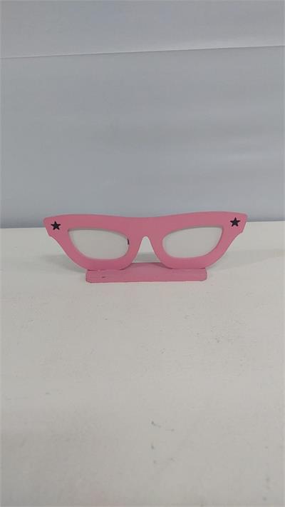 Totem Óculos (Barbie) Em Mdf 6Cm X 20Cm - BB Festas Aluguel 