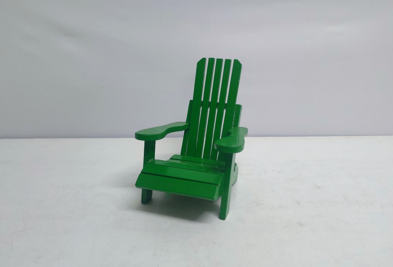Cadeira Adirondack Verde (Tropical) 20Cm Alt X 17Cm Larg X 25Cm Comp  - BB Festas Aluguel 