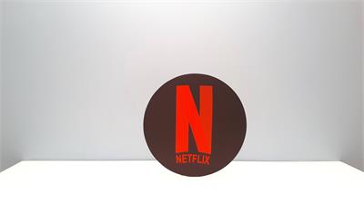 Painel Sublimado Redondo Netflix 60Cm - BB Festas Aluguel 