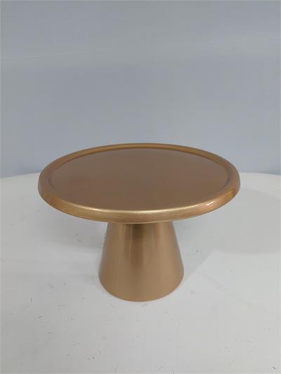 Porta Doce Cogumelo M Dourada 16Cm X 23Cm - BB Festas Aluguel 