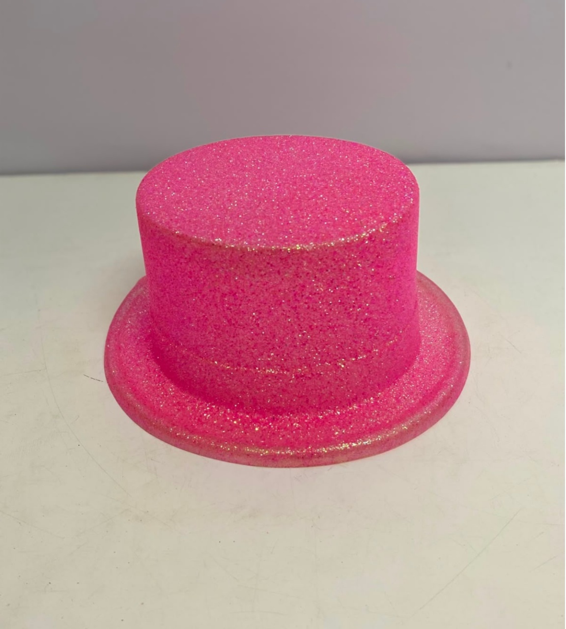 Chapéu de Carnaval Brilhoso Rosa - BBFestasAluguel 