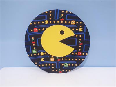 Painel Sublimado Redondo Pac-Man (Gamer) 60Cm - BB Festas Aluguel 