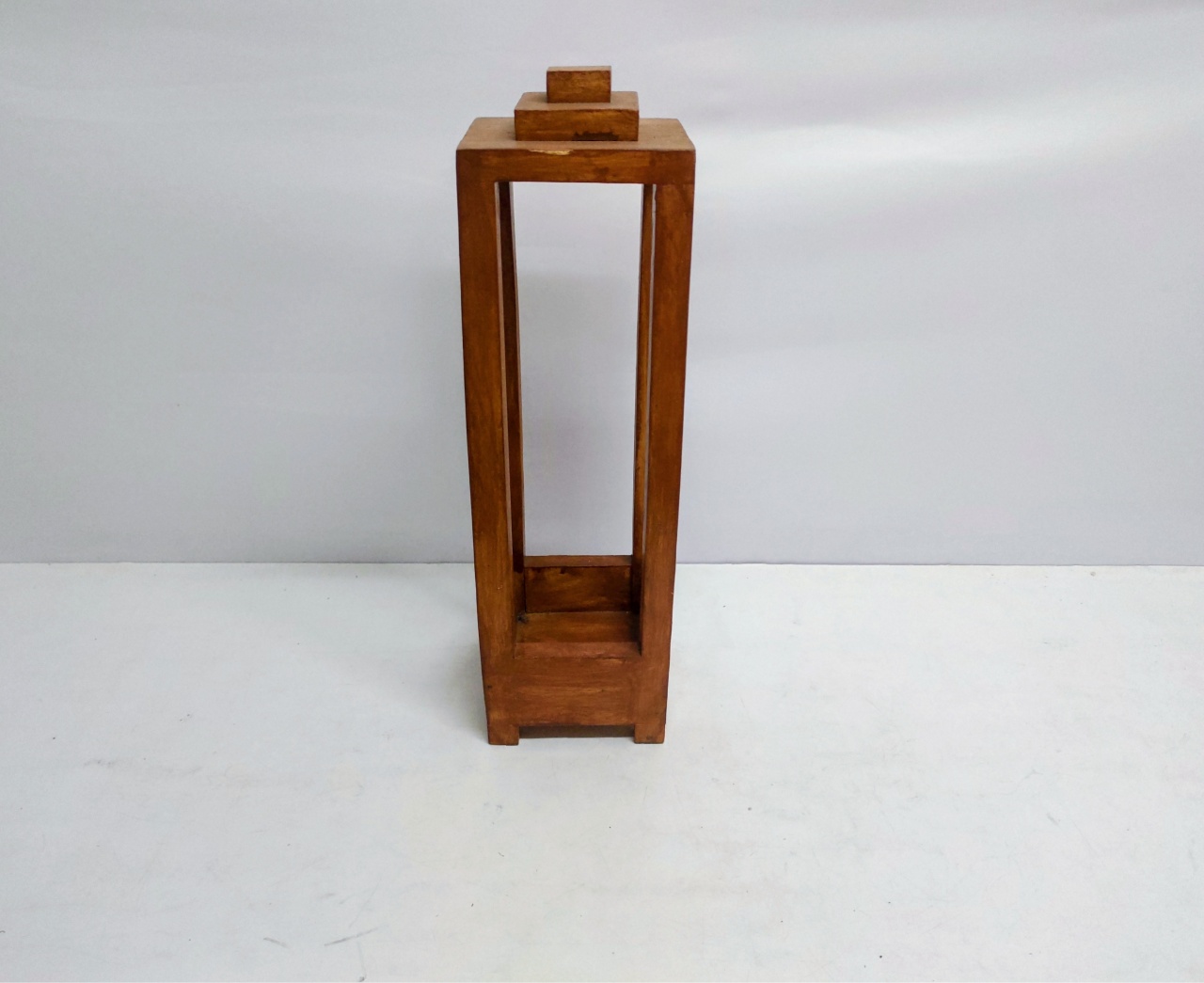 Luminária Retangular/G de Chão  Rústica 50Cm Alt X 14Cm Diametro  - BB Festas Aluguel 