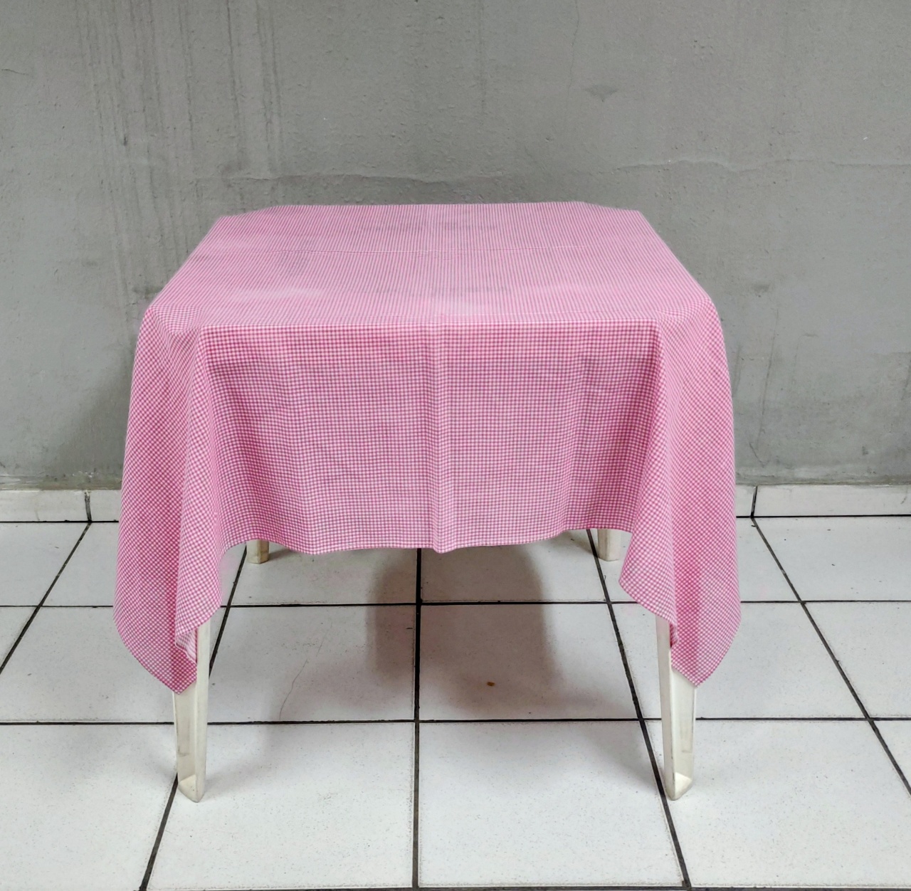 Tampo Xadrez Rosa Escuro - BBFestasAluguel 