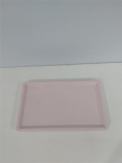 Bandeja Acrílico Rosa Claro 20Cm X 30Cm - BB Festas Aluguel 