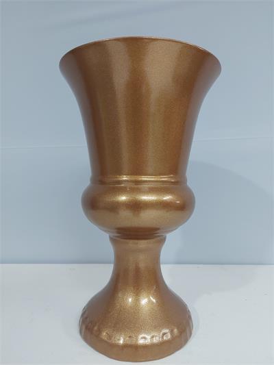 Vaso Taça Bronze Gg 32Cm X 19Cm Diametro - BBFestasAluguel 