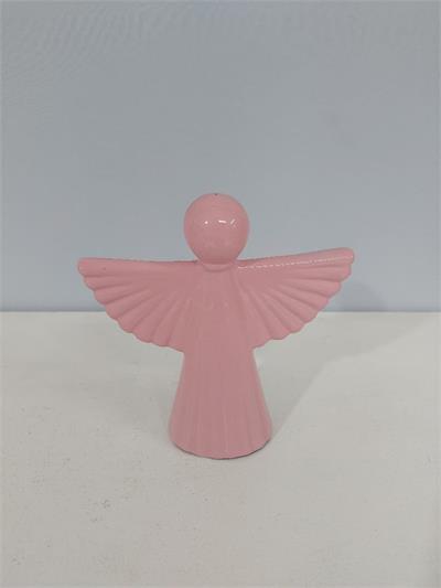 Anjo Louça Rosa Claro Alt 27Cm X 18Cm X 5Cm - BB Festas Aluguel 