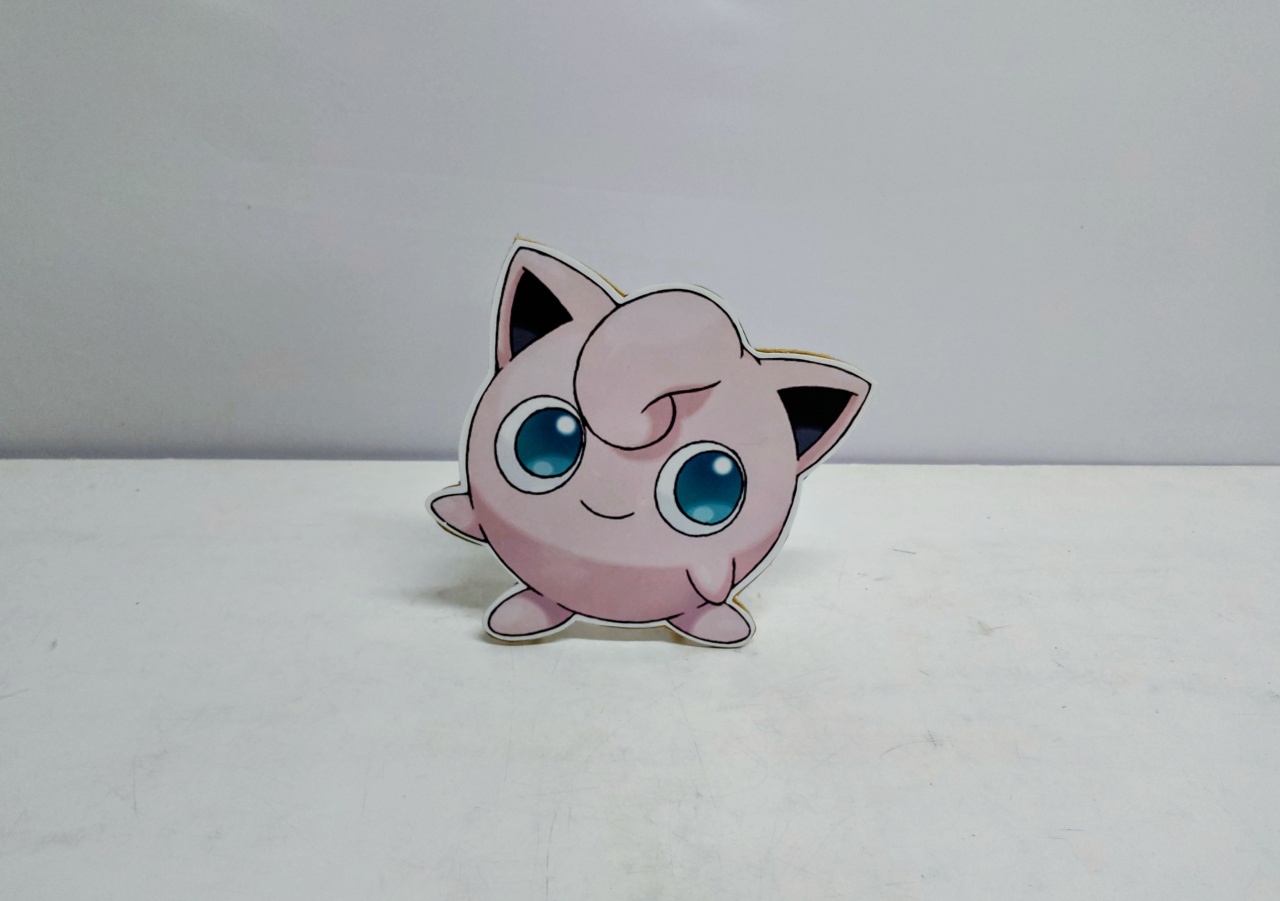 Totem Ligglypuff (Pokemon) 25Cm Alt X 24Cm Larg  - BB Festas Aluguel 