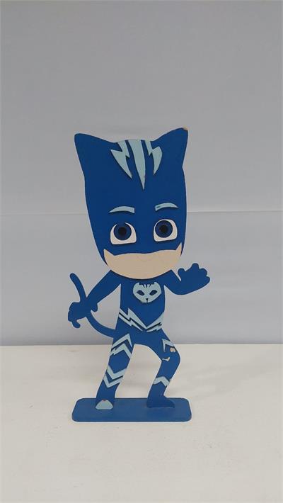 Totem Catboy 3D Em Mdf (Pjmax) 30Cm X 10Cm - BB Festas Aluguel 