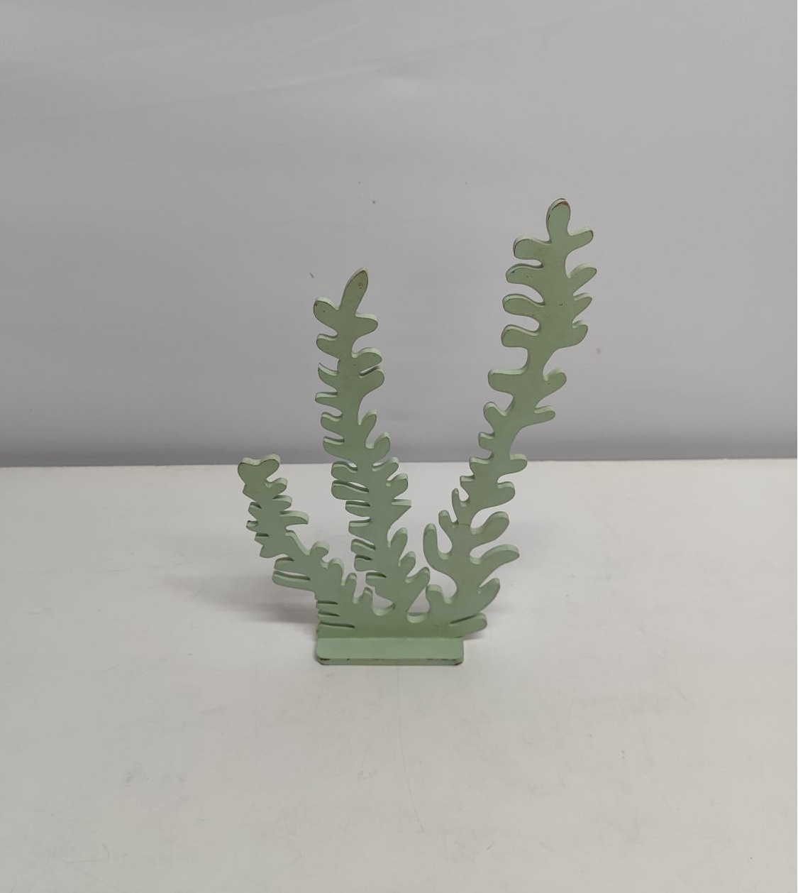 Totem Alga Marinha Verde Claro 22Cm Alt X 30Cm Larg  - BB Festas Aluguel 