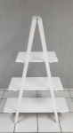 Estante Cavelte Branco Prateleiras Branco 1,60M Alt  - imagem 1