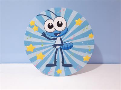 Painel Sublimado Redondo Bob Zoom 60Cm - BB Festas Aluguel 