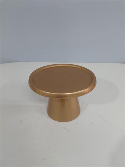 Porta Doce Cogumelo P Dourada 12Cm X 16Cm - BB Festas Aluguel 