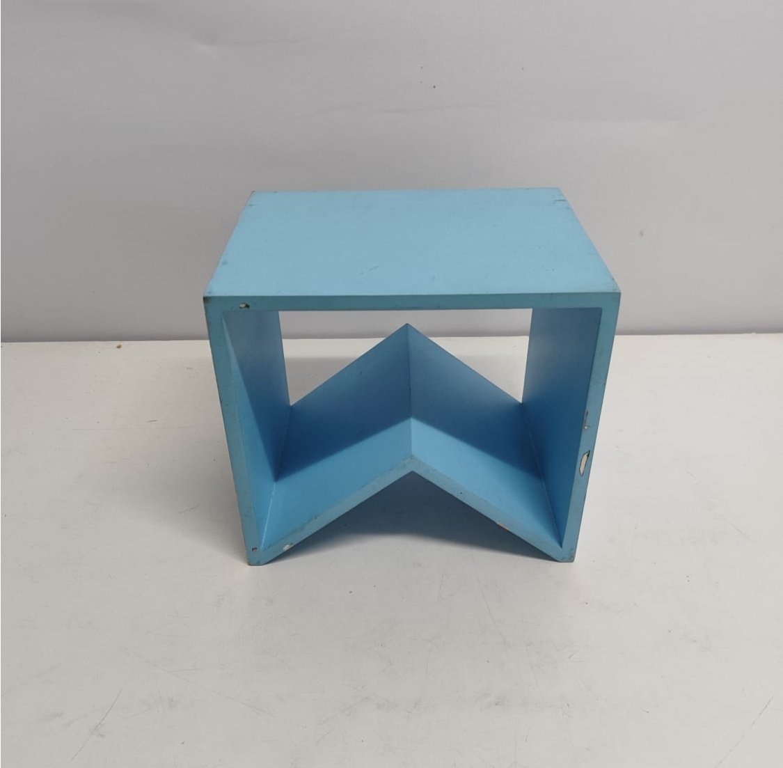 Bandeira Junina Mdf Azul Claro (São João) 20Cm Alt X 23Cm Larg X 17Cm Comp - BBFestasAluguel 