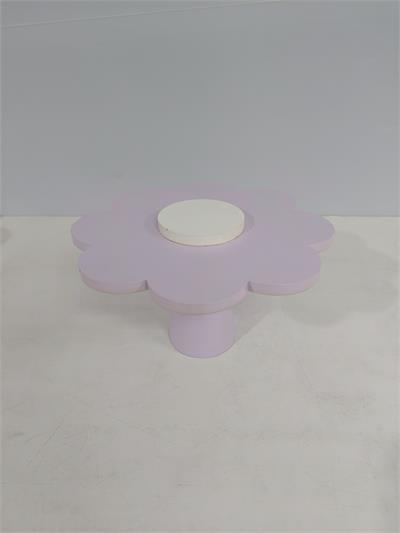 Porta Doce Mdf Flor Alto Lilás Candy 13Cm X 23Cm - BB Festas Aluguel 